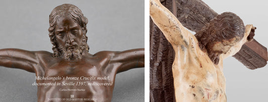 Crucifix offered by Old World Wonders published in recent book on Michelangelo
