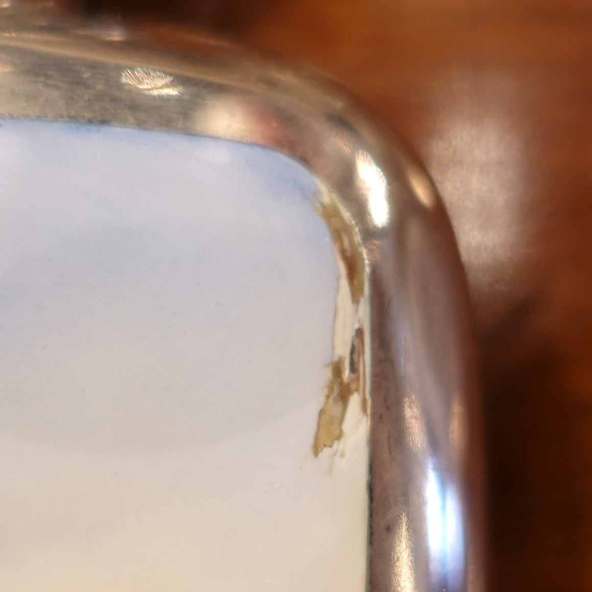 Early 20th century English Enamel Equestrian Silver Flask