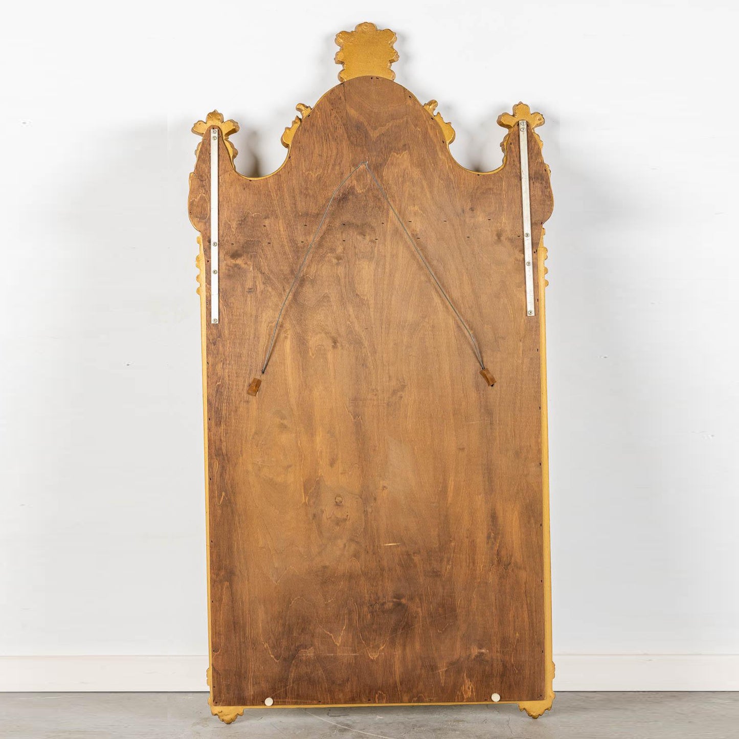 Large and Exquisite Louis XVI Style Gilt Framed Mirror by Deknudt