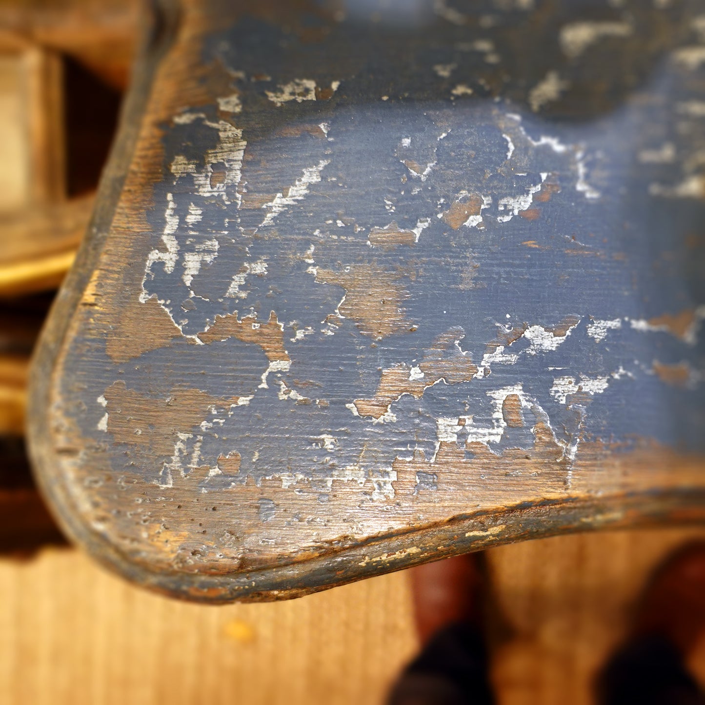 Pair of Late 18th century Cerulean Blue painted Italian Cupboards