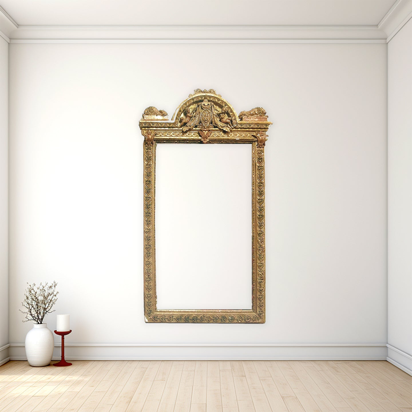 Monumental Late 18th century Antique French Giltwood Frame