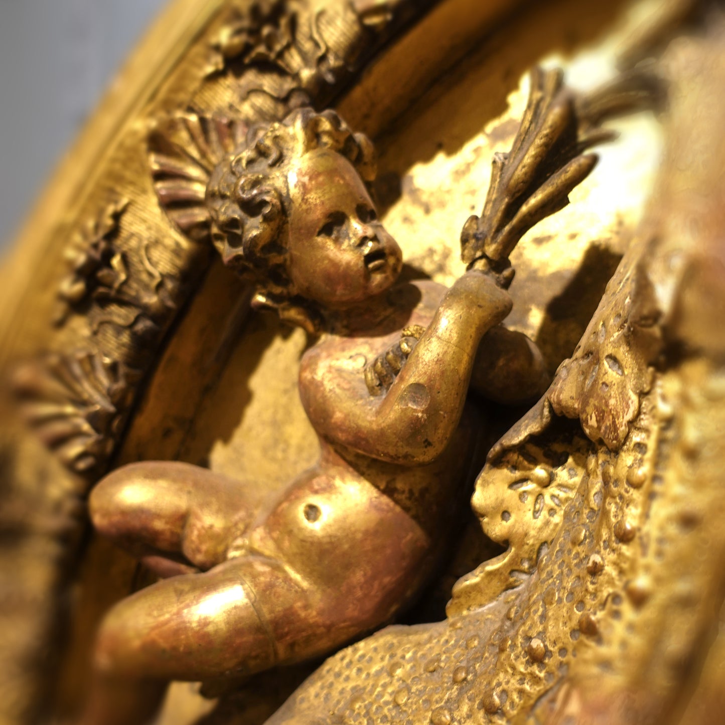 Monumental Late 18th century Antique French Giltwood Frame