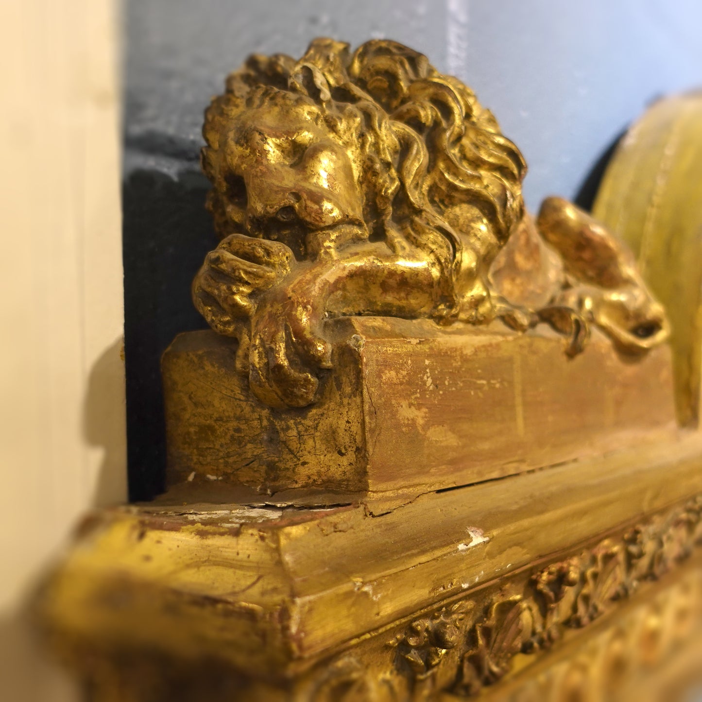 Monumental Late 18th century Antique French Giltwood Frame