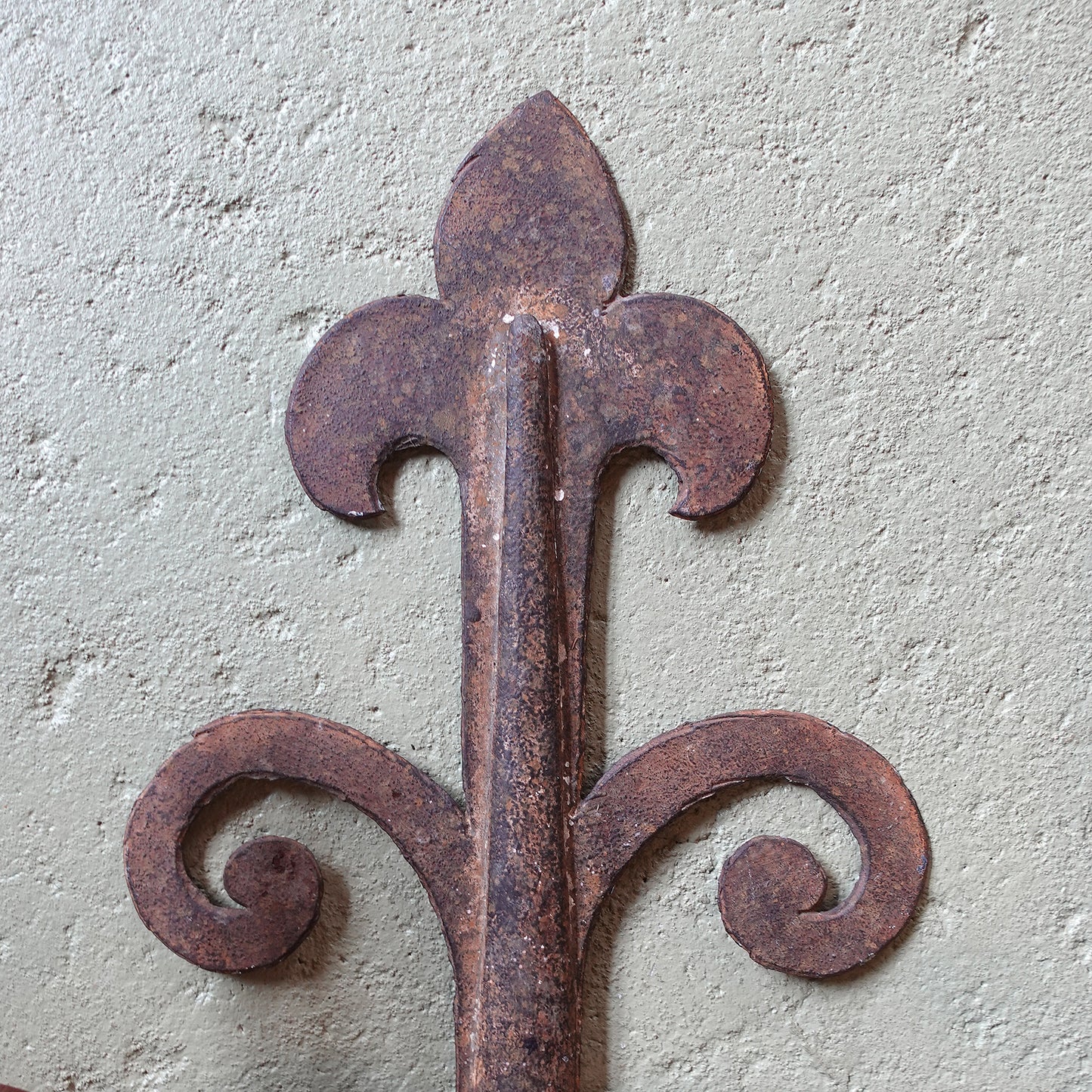 Pair of 18th century Wrought Iron European French Italian Spanish Wall Sconces for a Wine Cellar