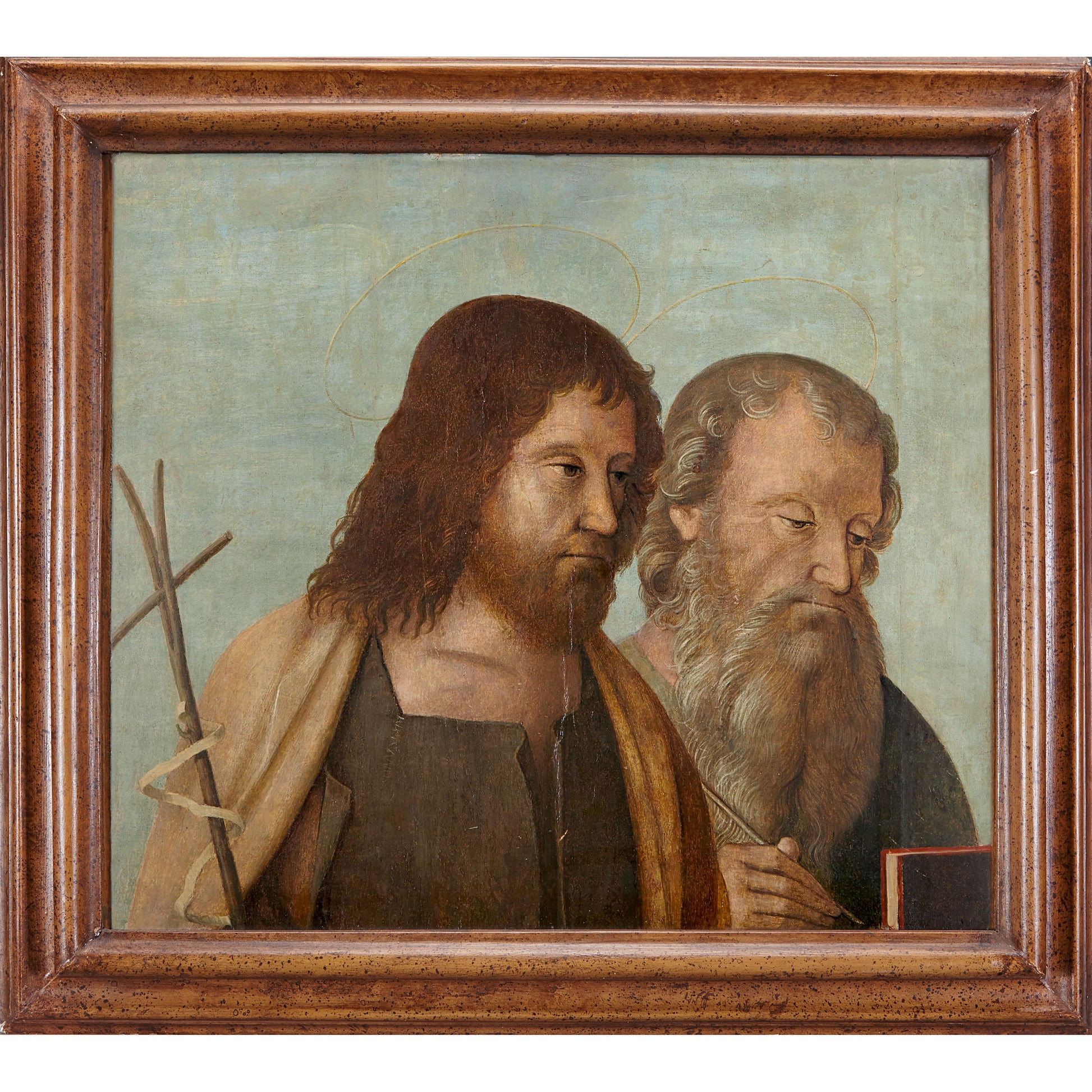 Two early Venetian panel paintings Attributed to Girolamo da Santacroce or his ambit