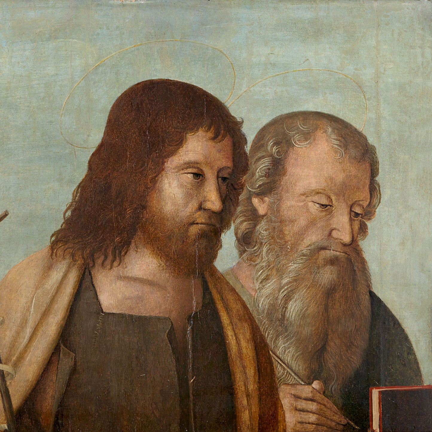 Two early Venetian panel paintings Attributed to Girolamo da Santacroce or his ambit