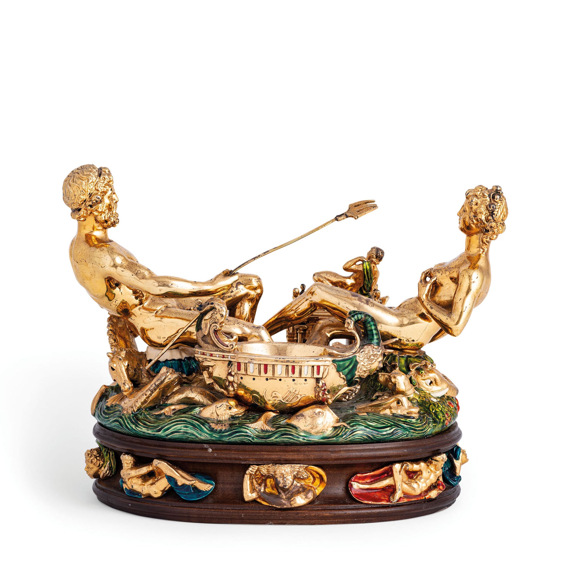 Rare replica of Benvenuto Cellini’s Renaissance Salt Cellar for Francis I