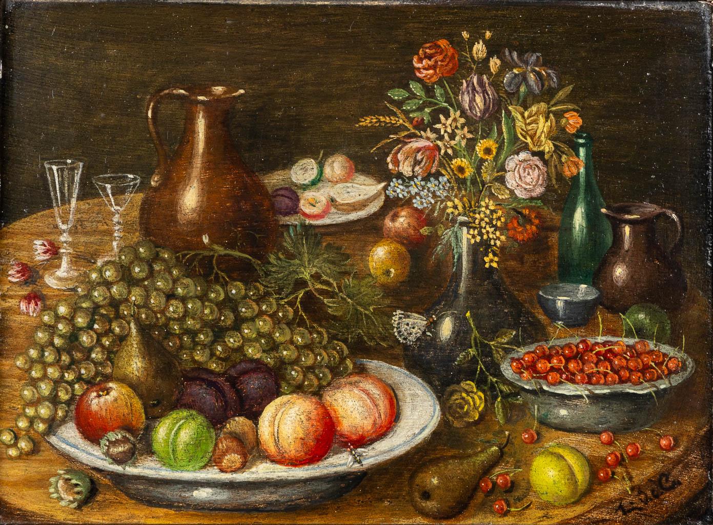 Antwerp School Academic Still-life Painting in the Manner of Osias Beert