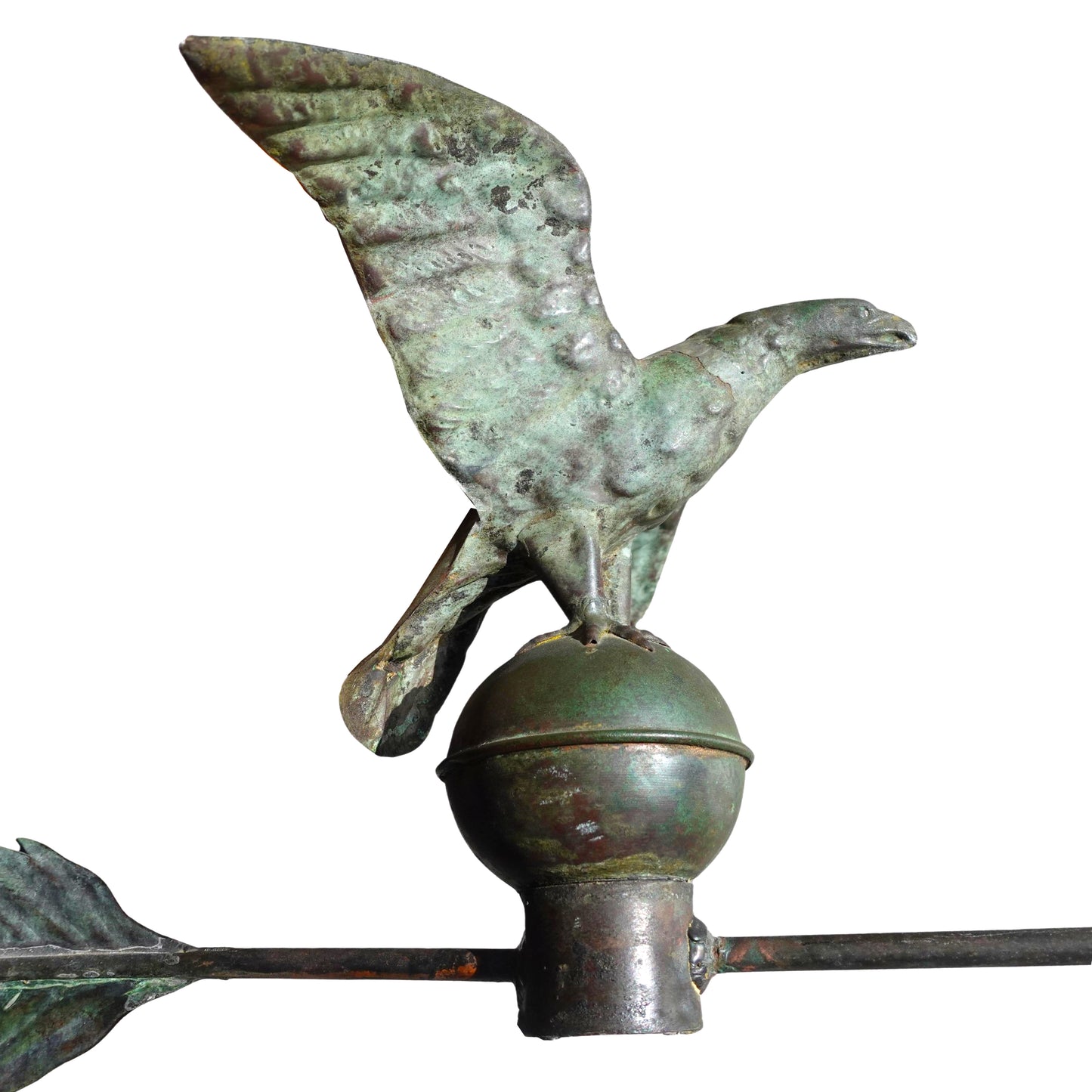 19th century Hollow Body Eagle Weather Vane