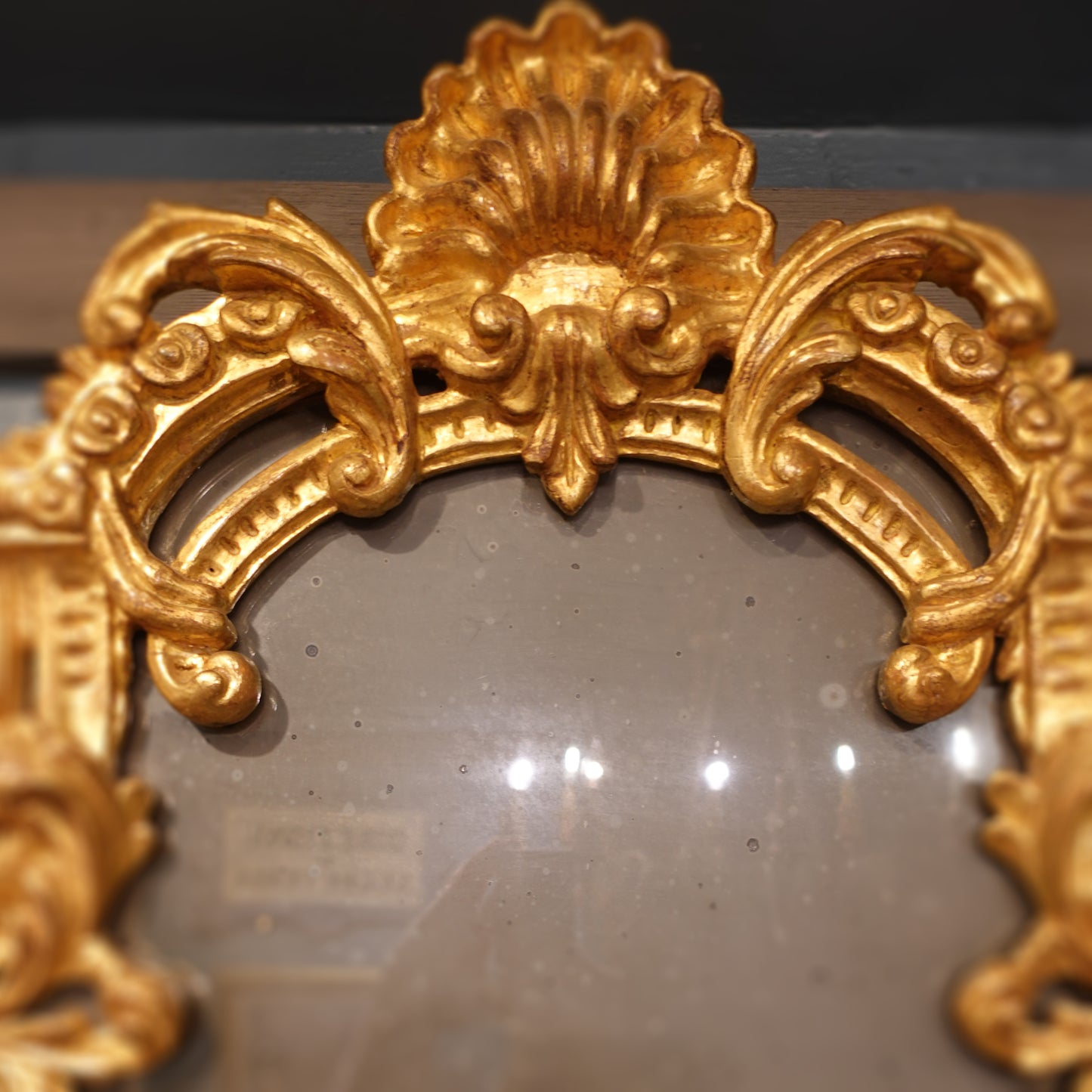 Exceptional Late 18th century French Ornamental Giltwood Mirror