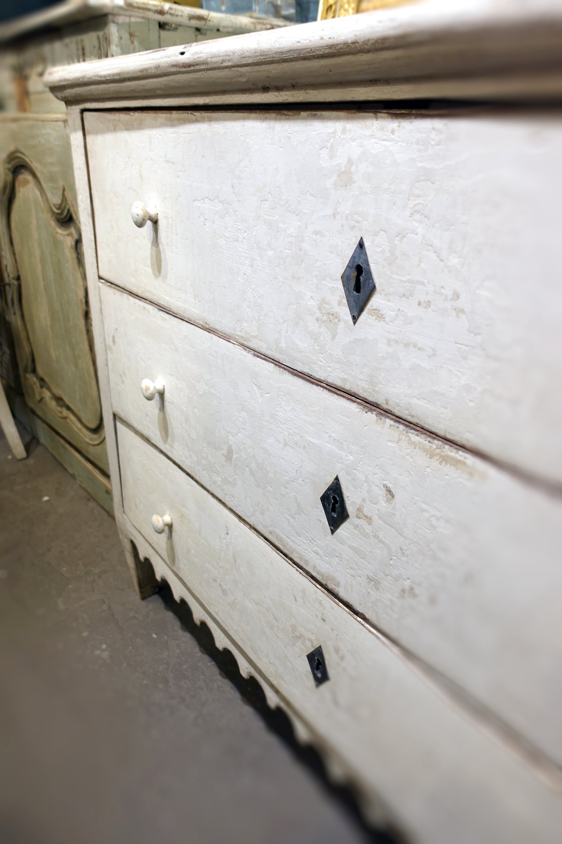 Pair of Antique 19th century Swedish Gustavian Commodes for interior design and decor