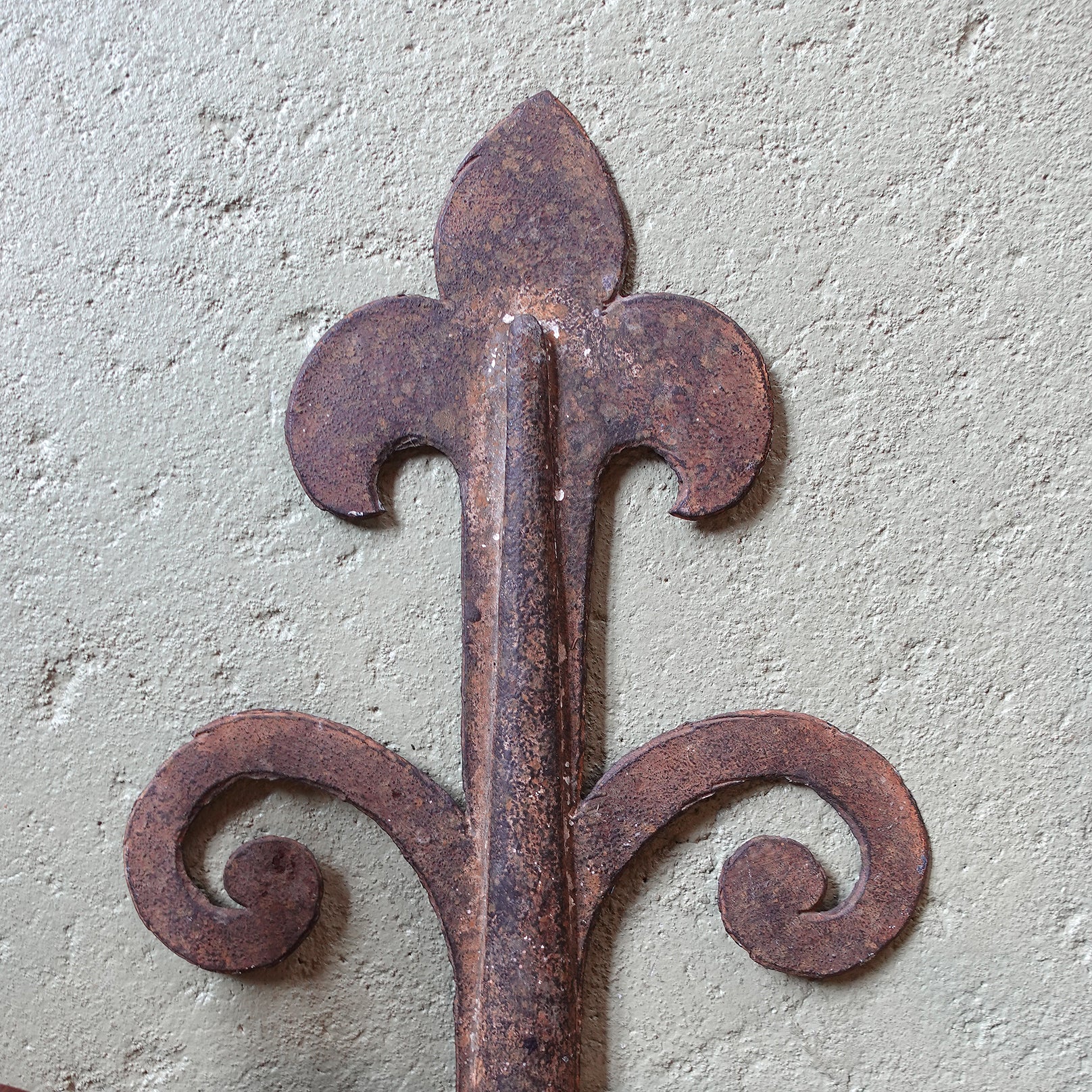 Pair of 18th century Wrought Iron European French Italian Spanish Wall Sconces for a Wine Cellar